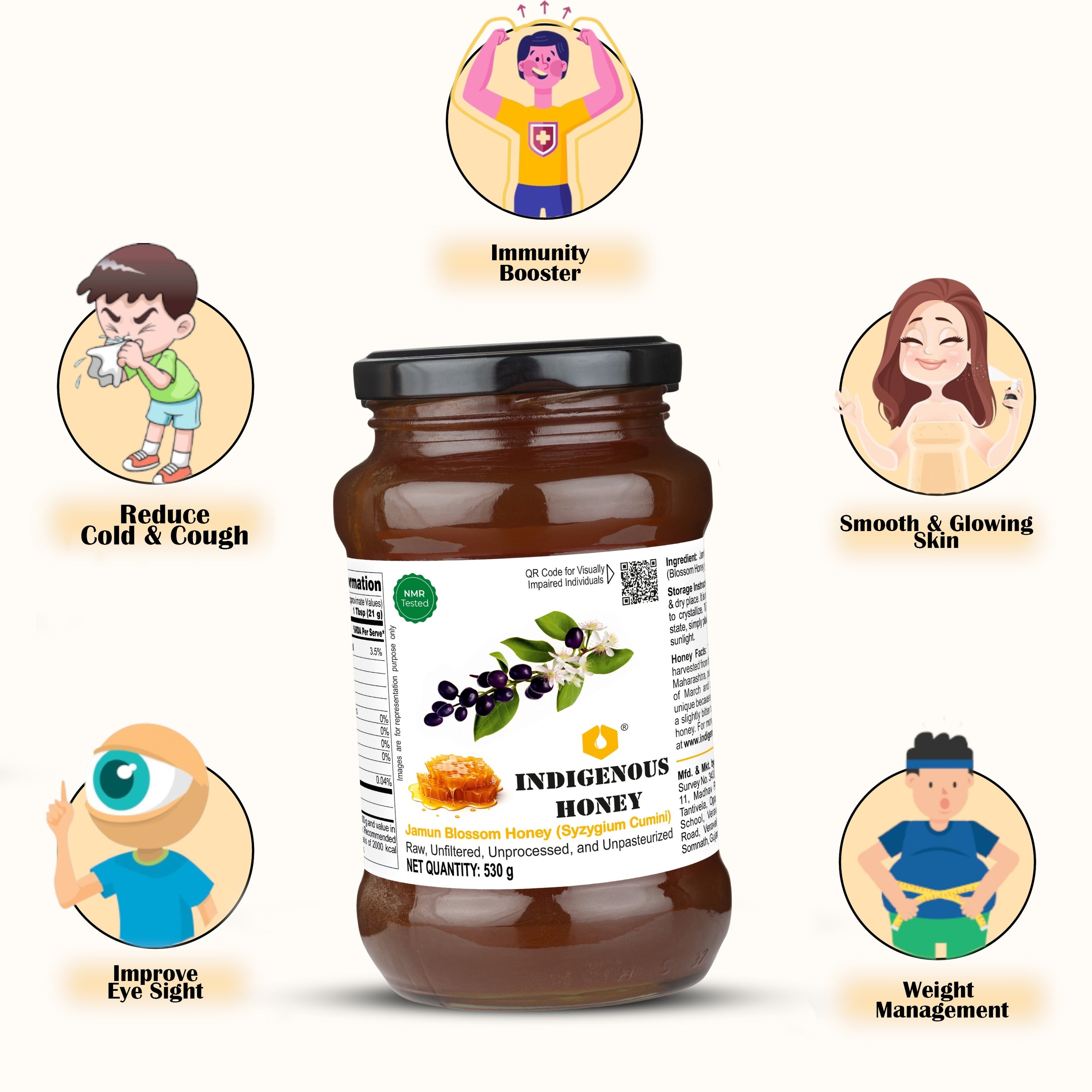 Benefits of Natural Jamun Honey