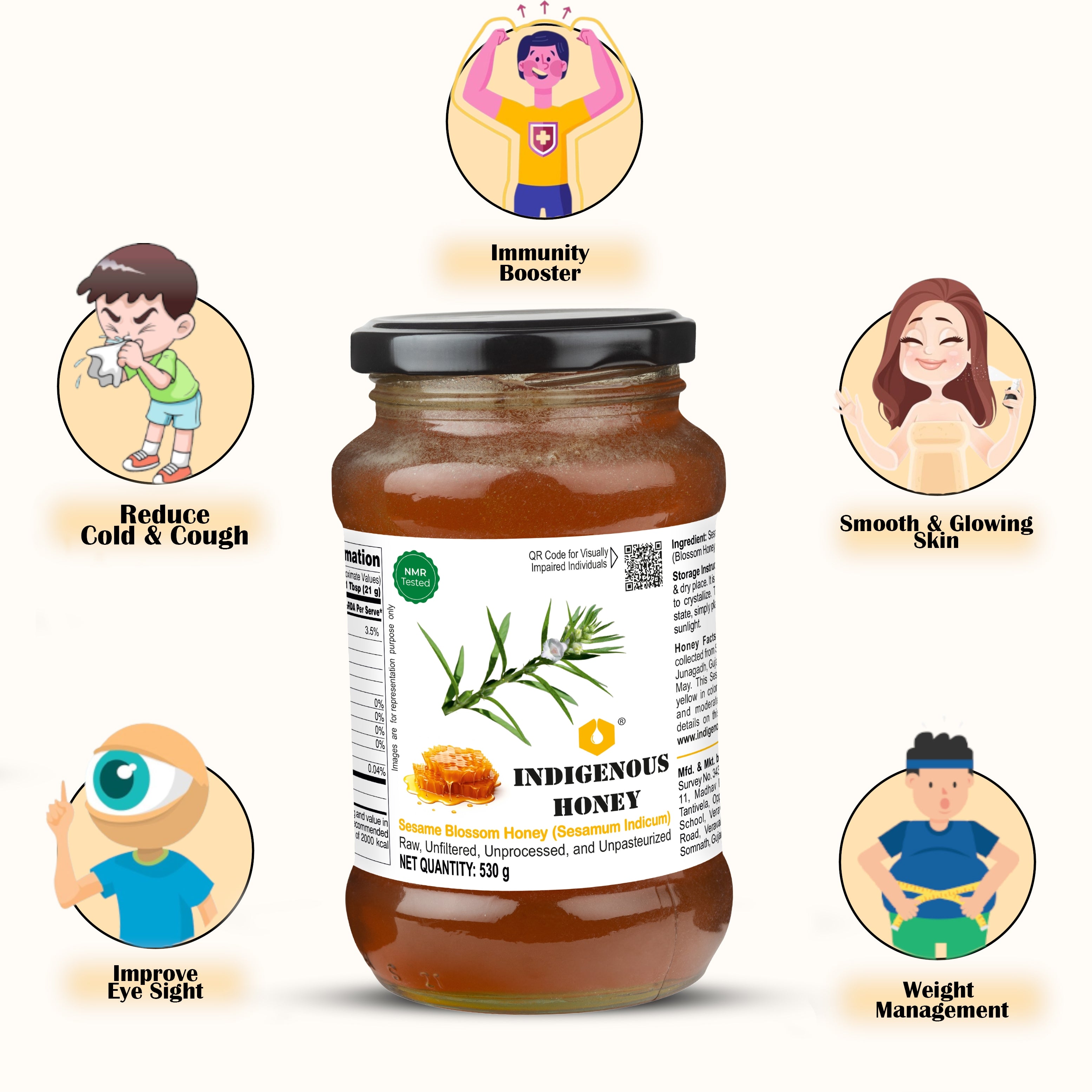 Benefits of Natural Sesame Honey