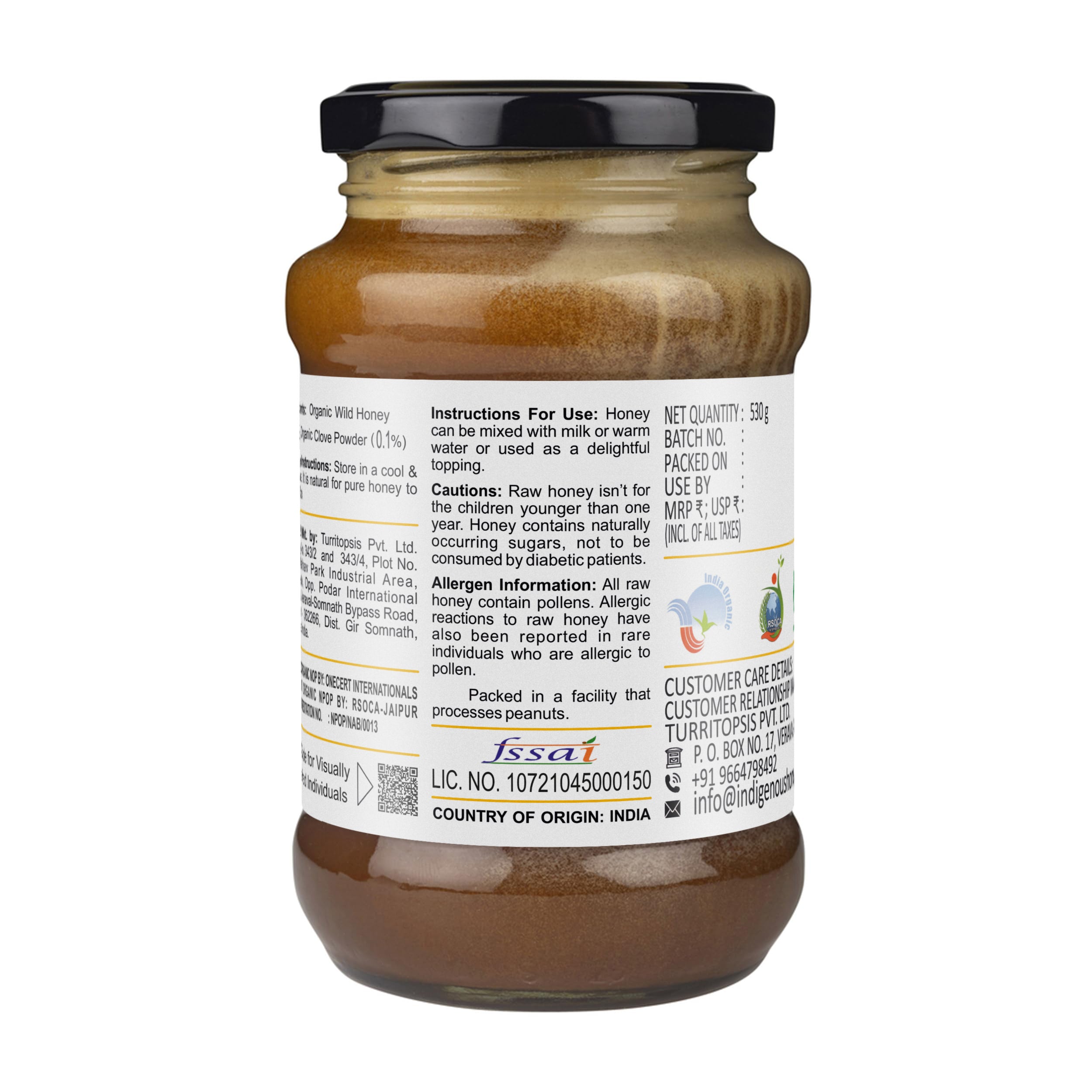Certified Wild Honey with Clove