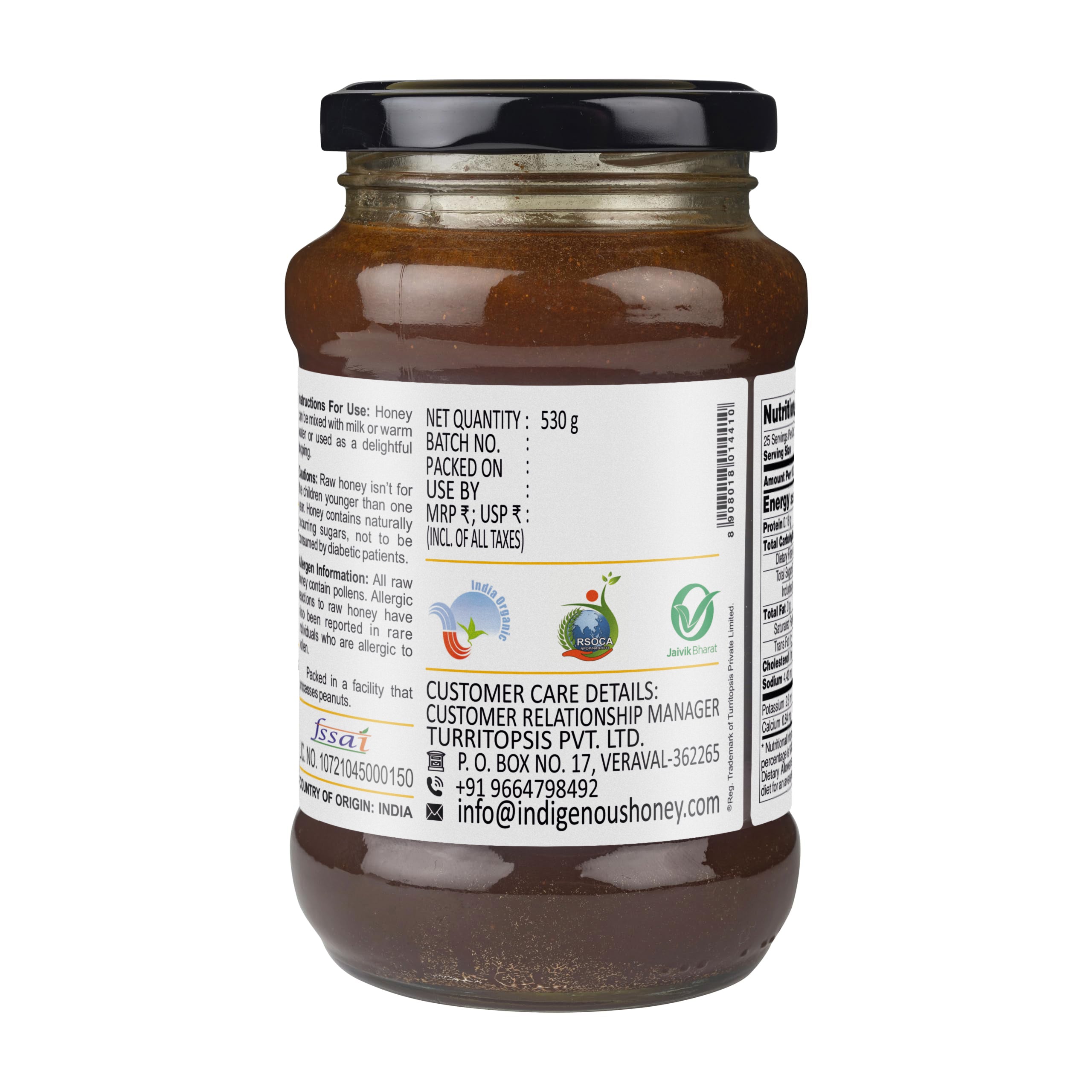 Ginger Infused Certified Organic Honey