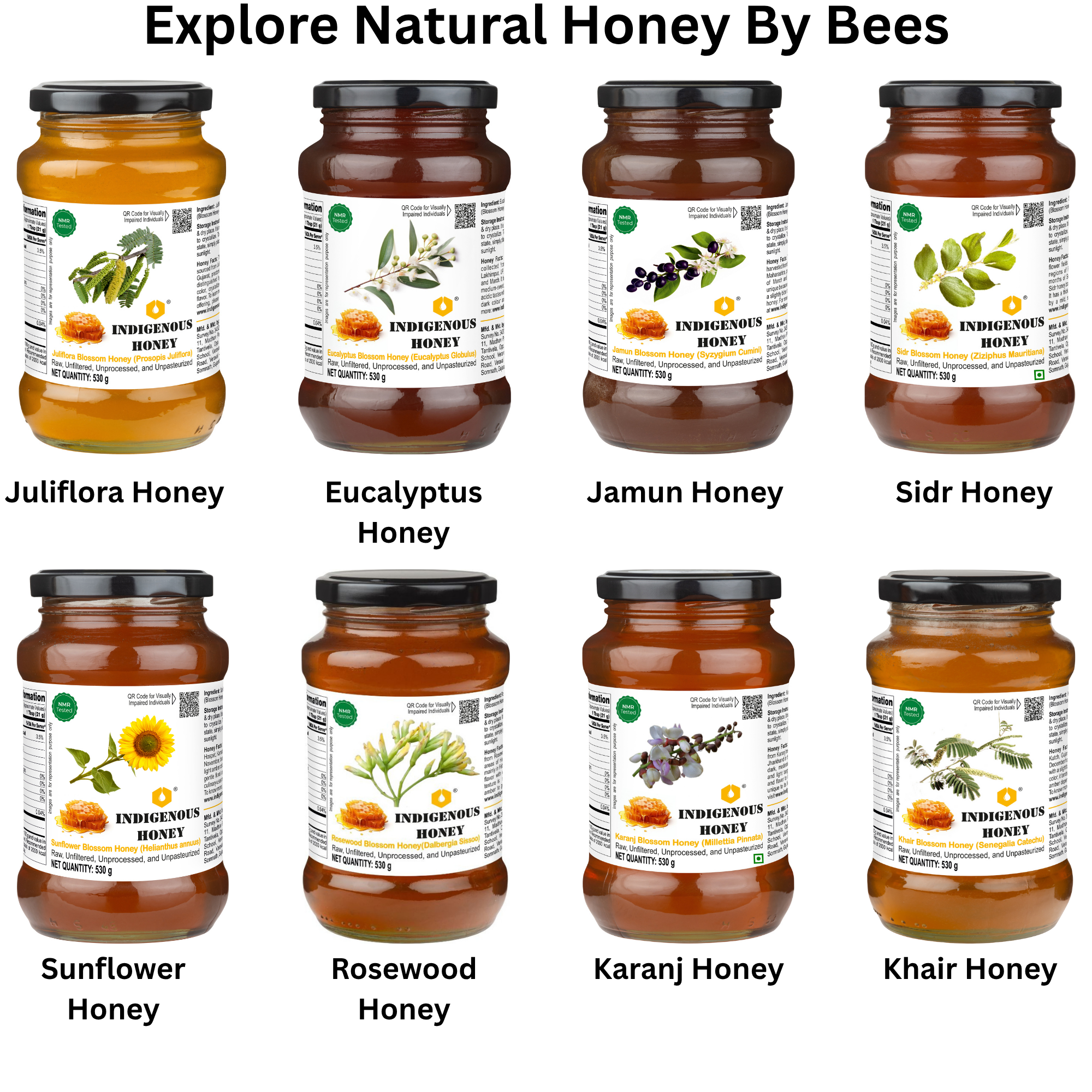 monofloral honey variants