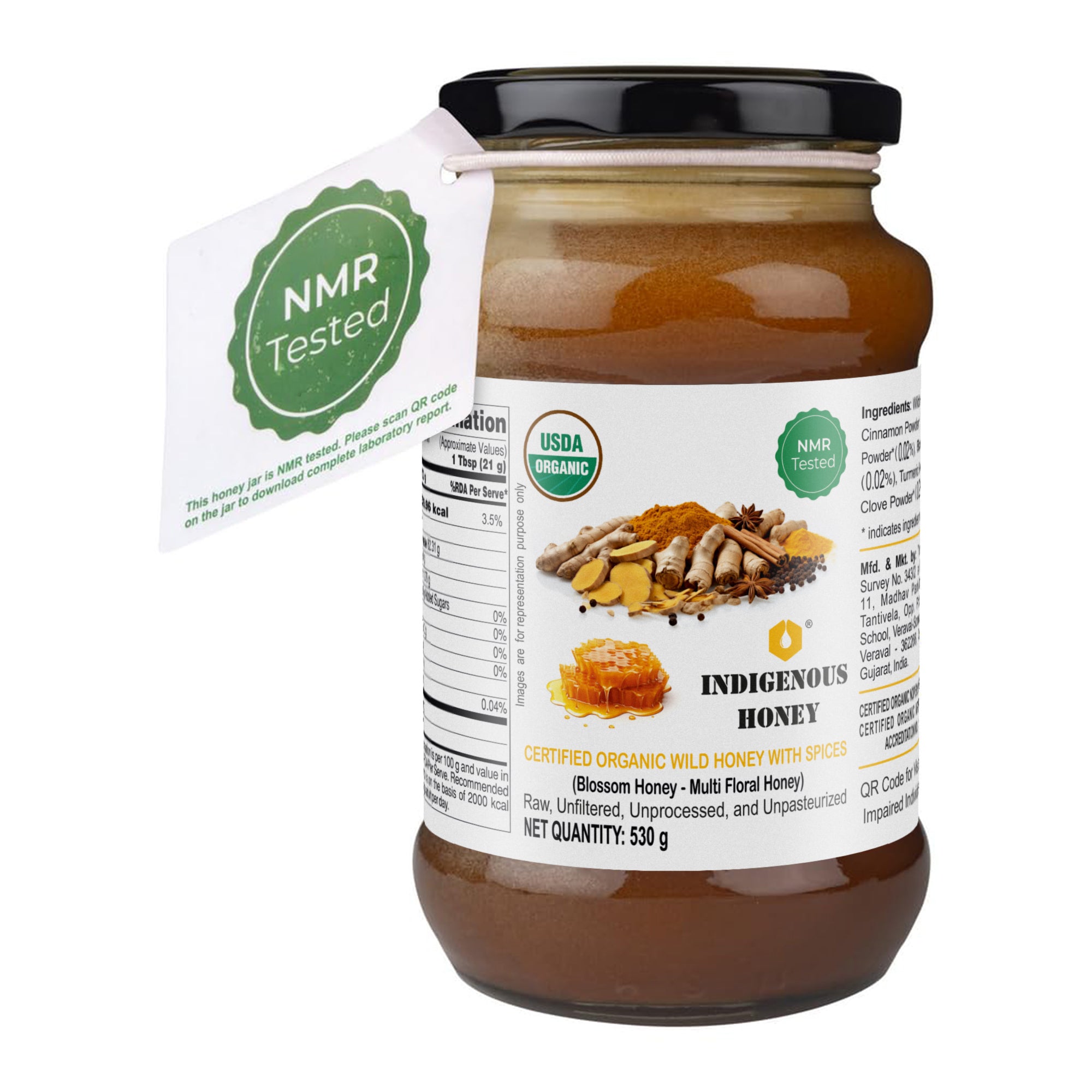 Raw Organic Honey with immunity booster