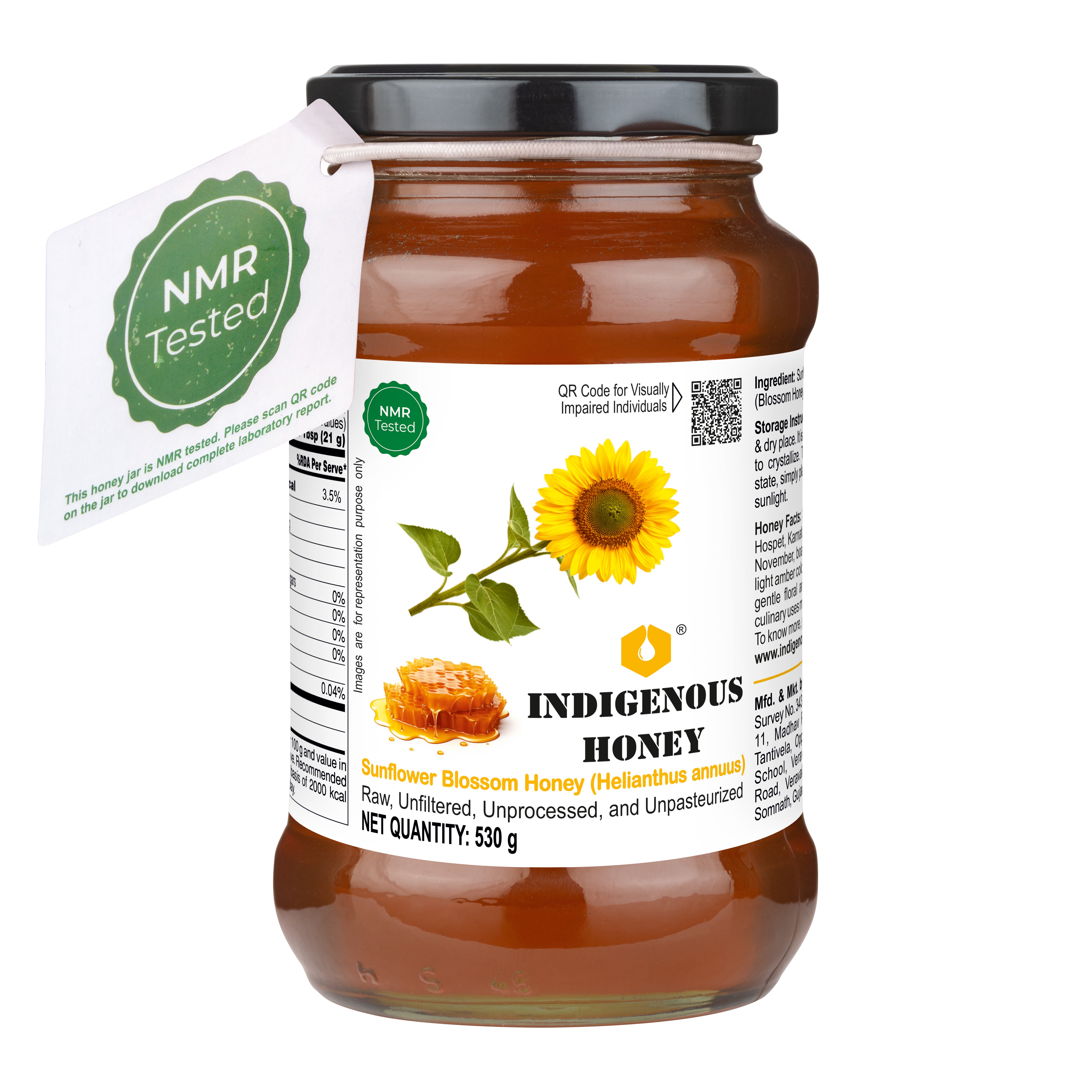 Natural and Pure Sunflower Honey