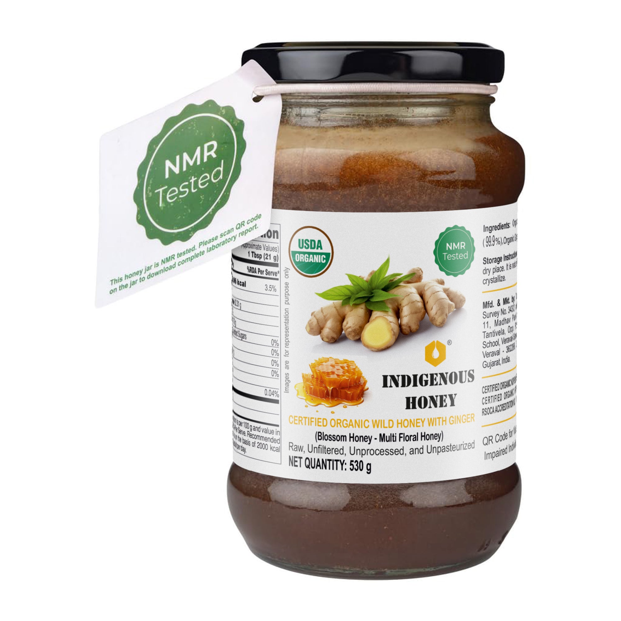 Organic Honey with Ginger
