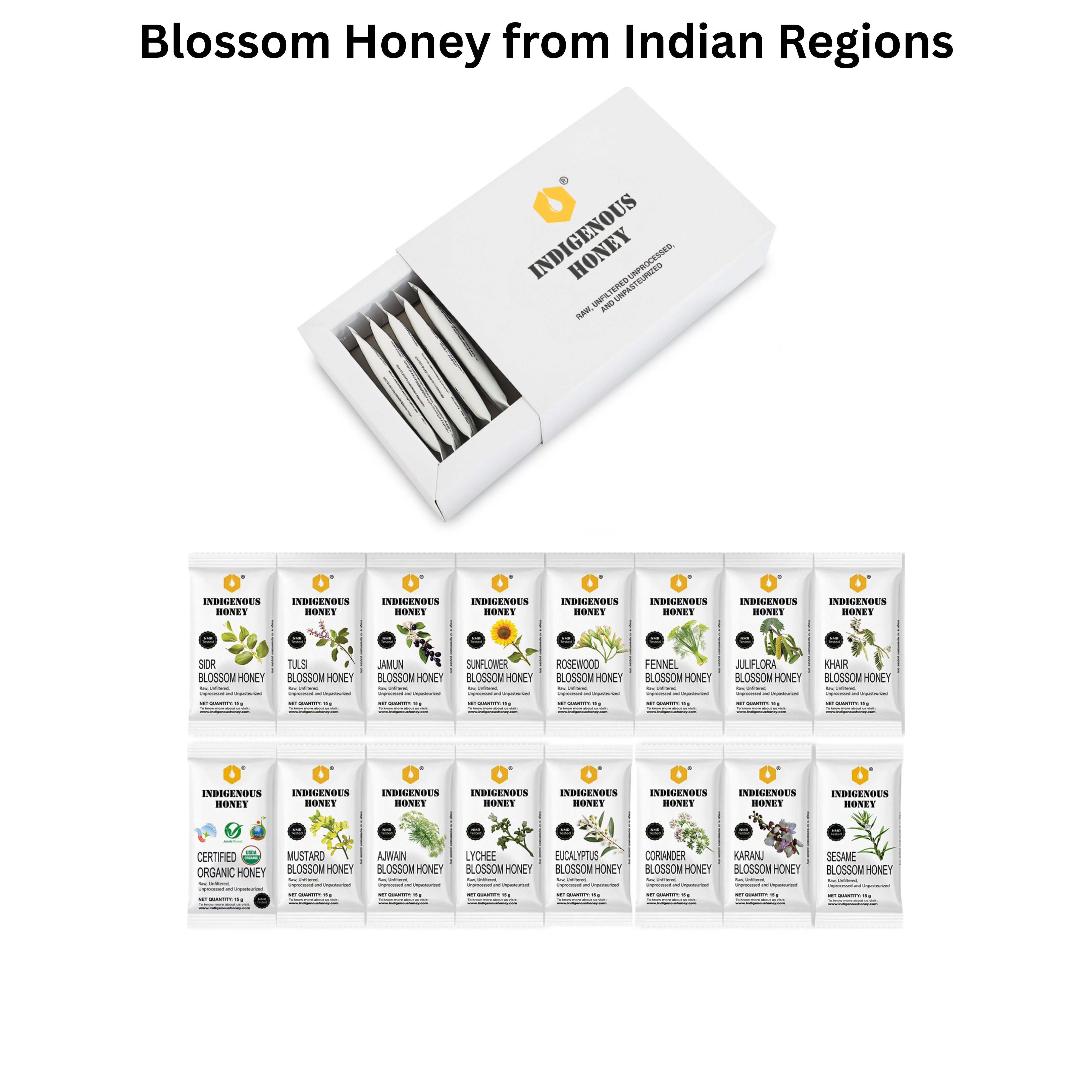 raw honey sachets