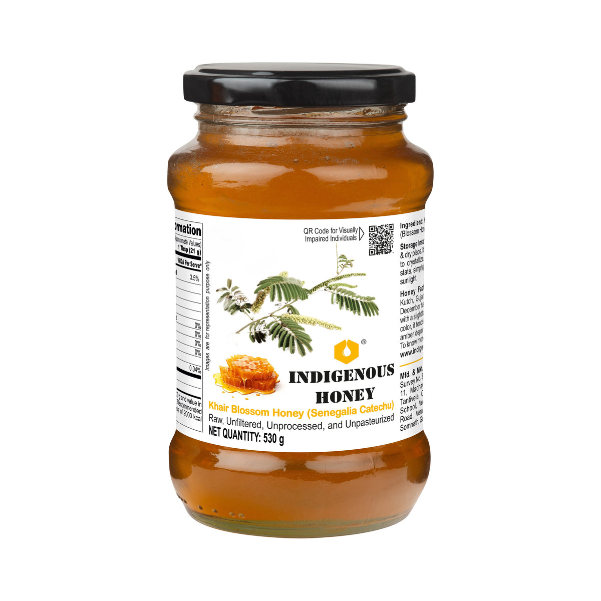 Raw Pure Khair Blossom Honey