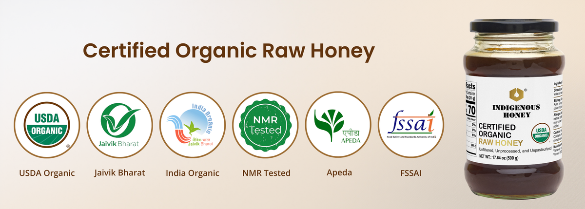 USDA Certified Raw Organic Honey