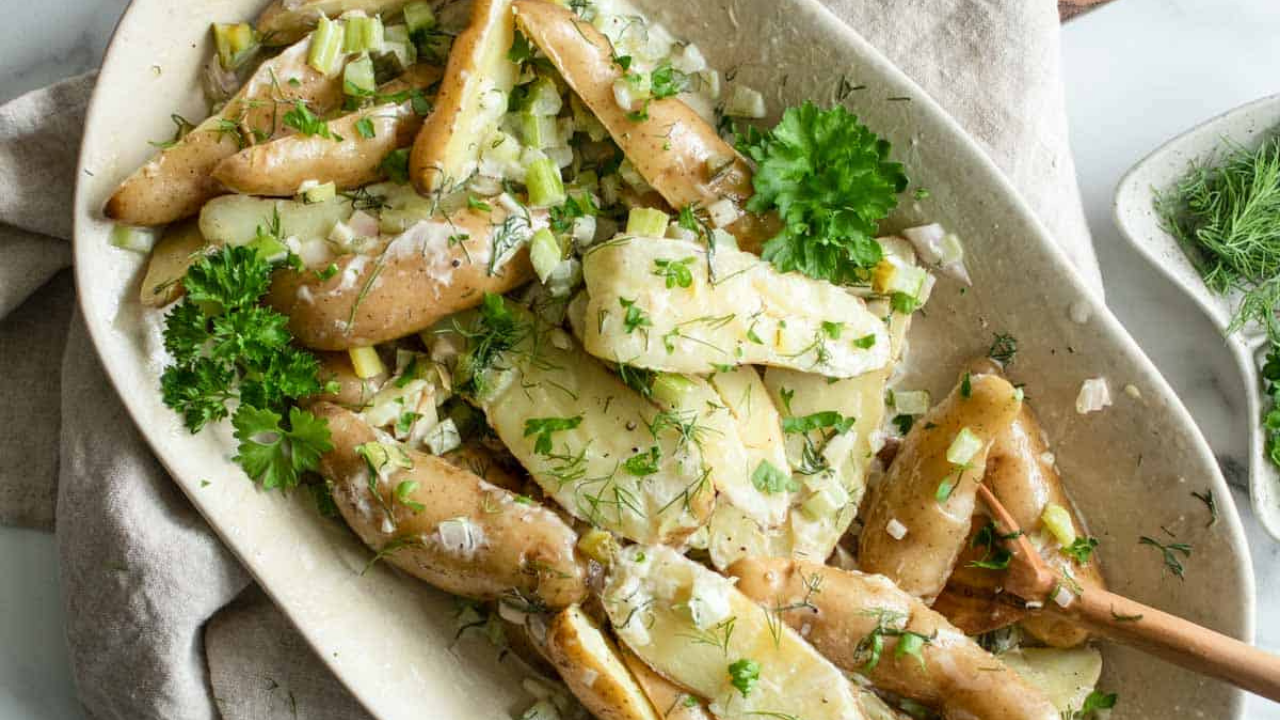 potato salad recipe made with natural honey