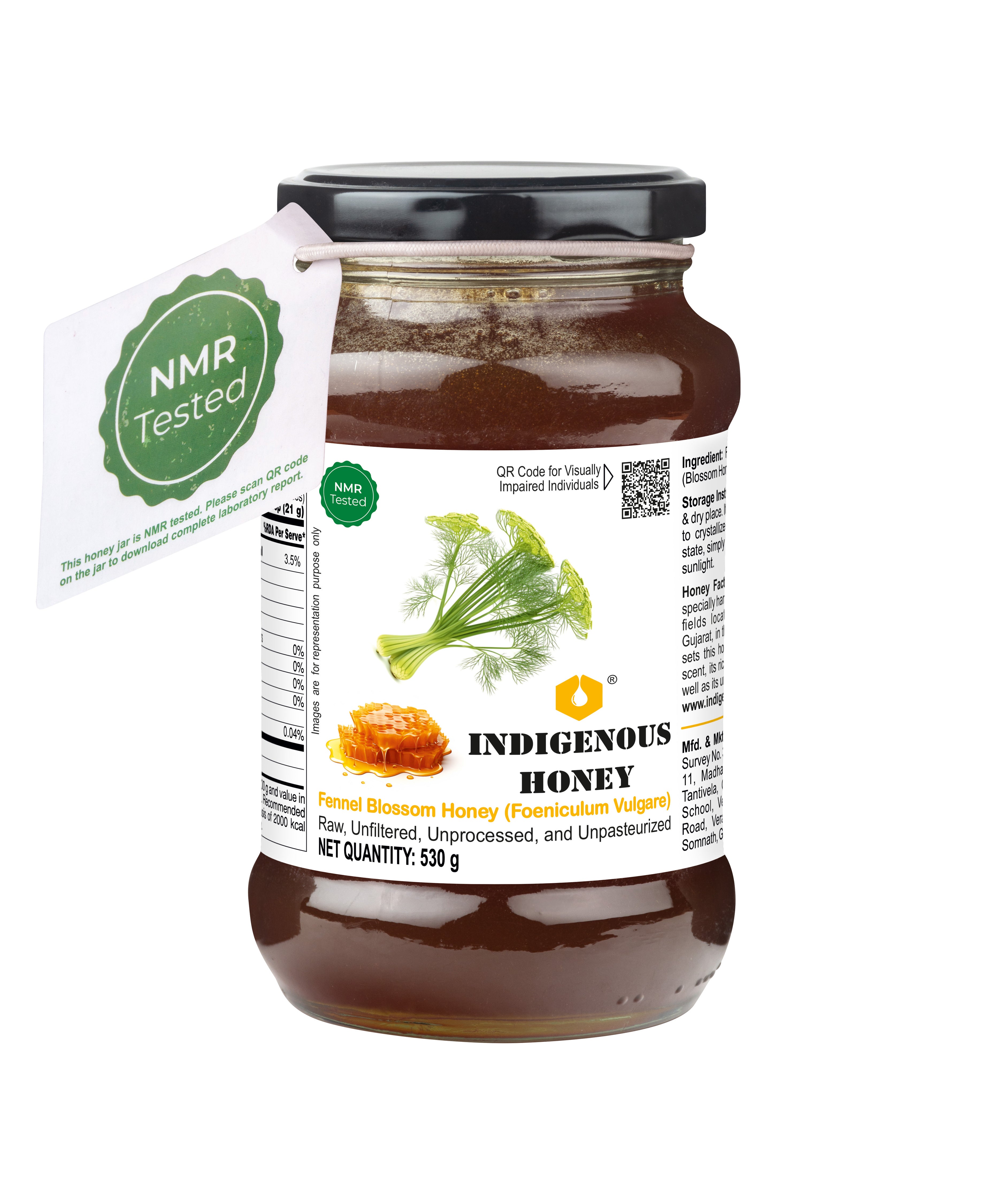 NMR Tested Fennel Honey
