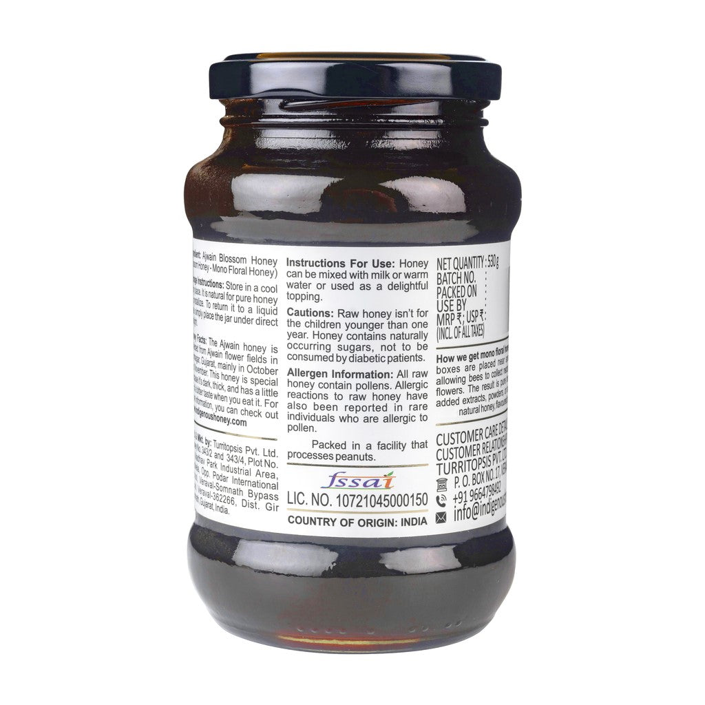 Natural Ajwain Blossom Honey