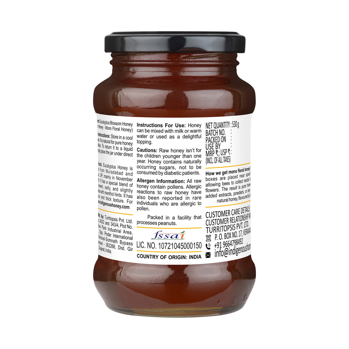 Natural Eucalyptus Honey