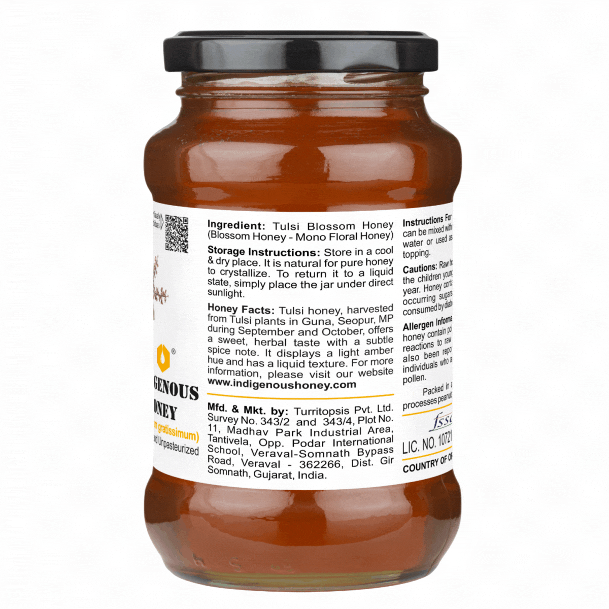 Natural Pure Tulsi Honey