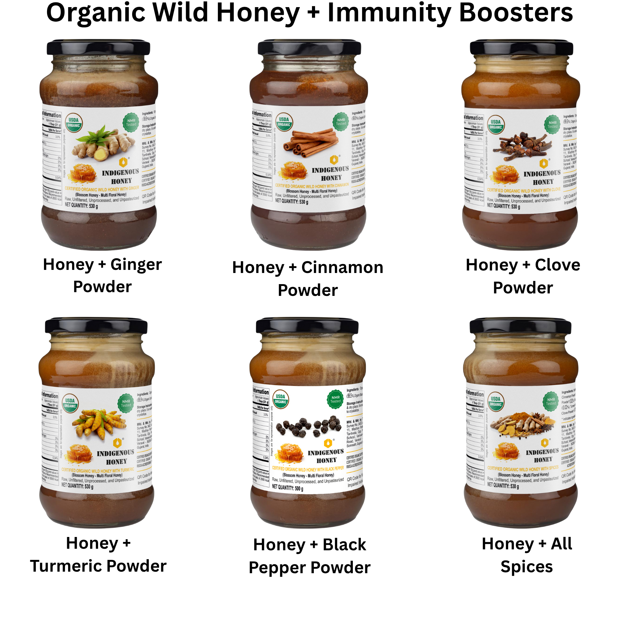 organic honey with spices