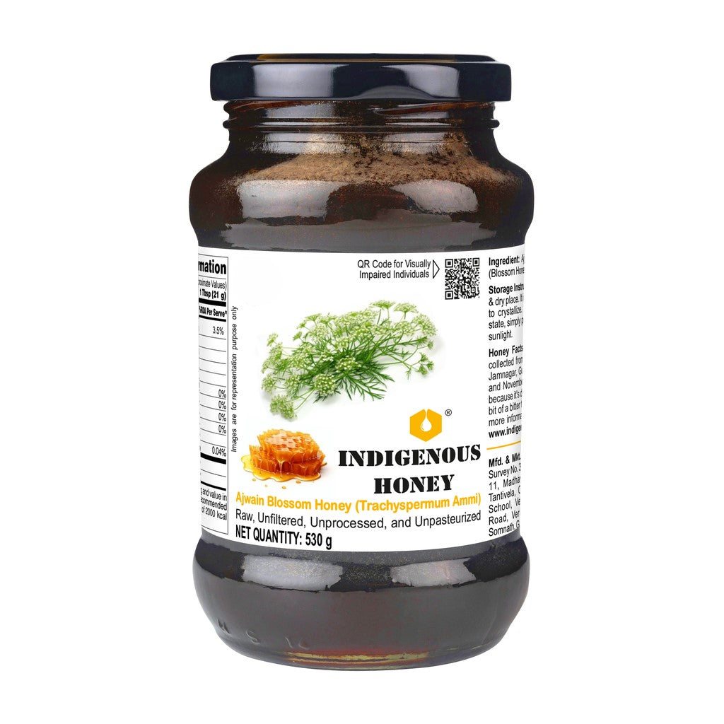 Pure Raw Dark Bitter Ajwain_Honey