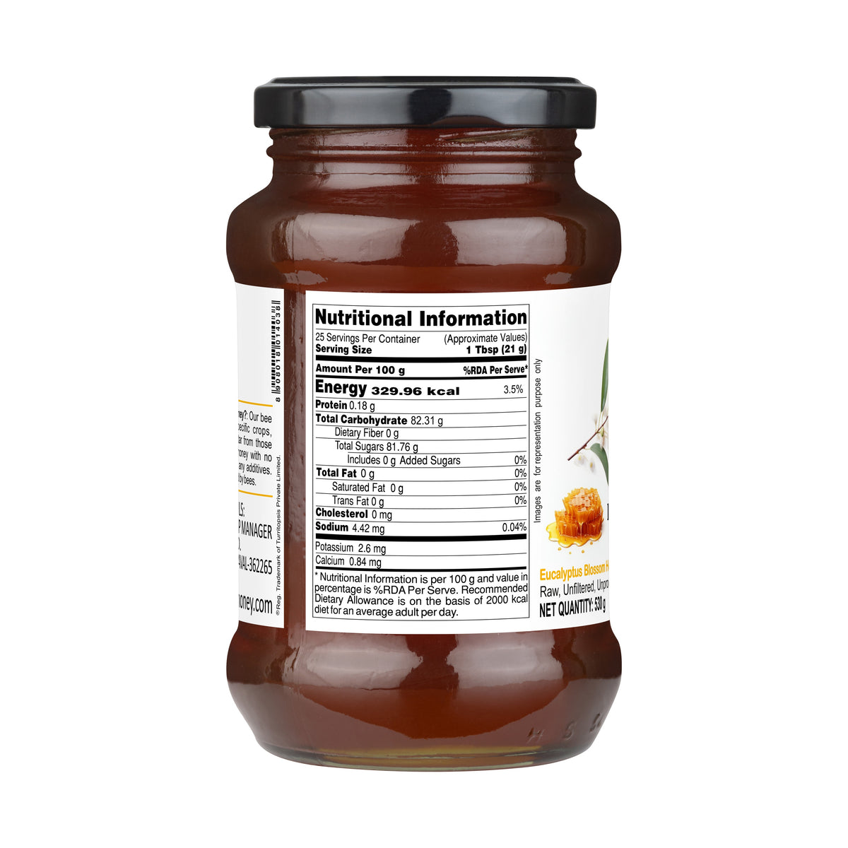 Raw_Pure Eucalyptus_Blossom_Honey