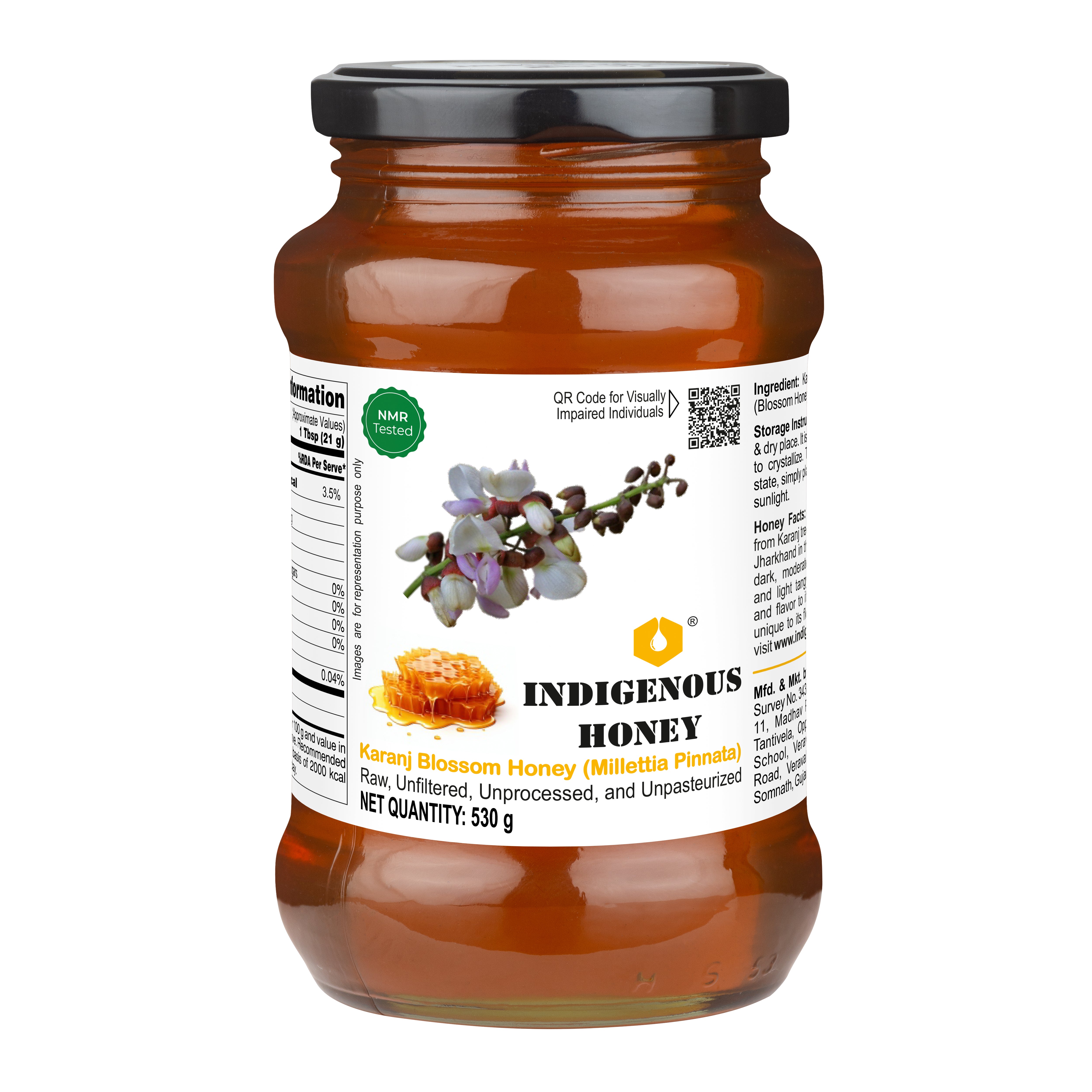 Raw karanj honey