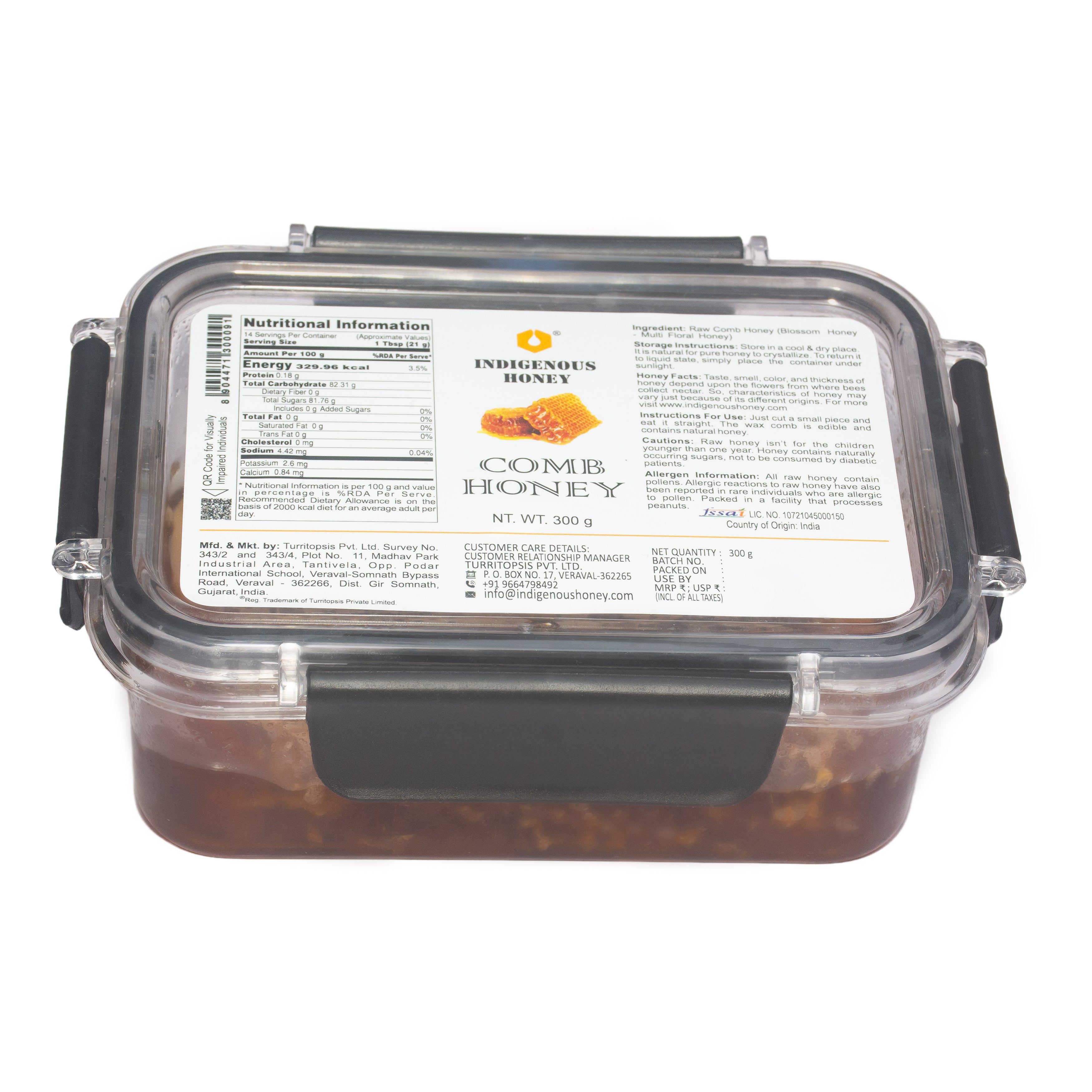 Raw natural unprocess comb honey