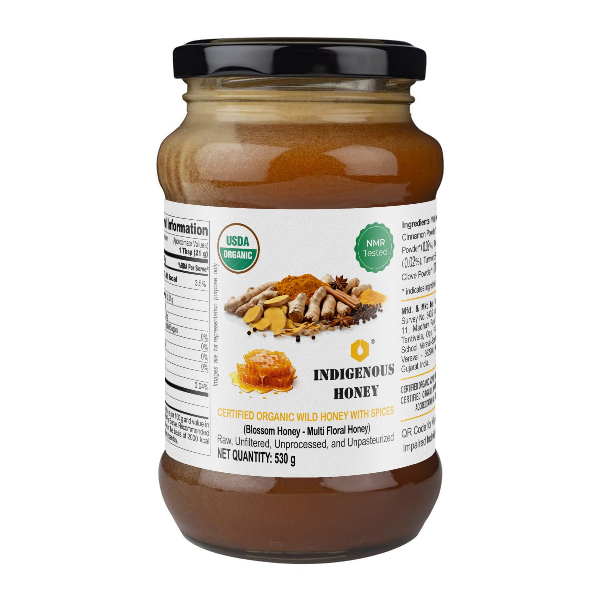 Raw Organic Honey with immunity booster