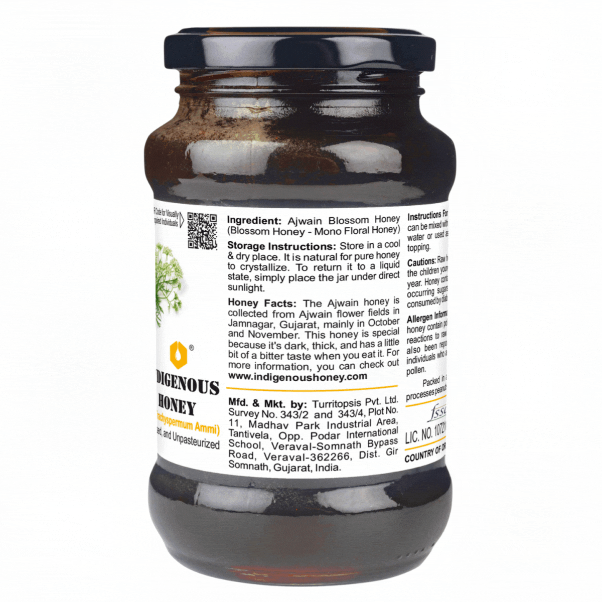 natural ajwain honey