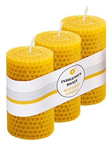 raw beeswax candle pure