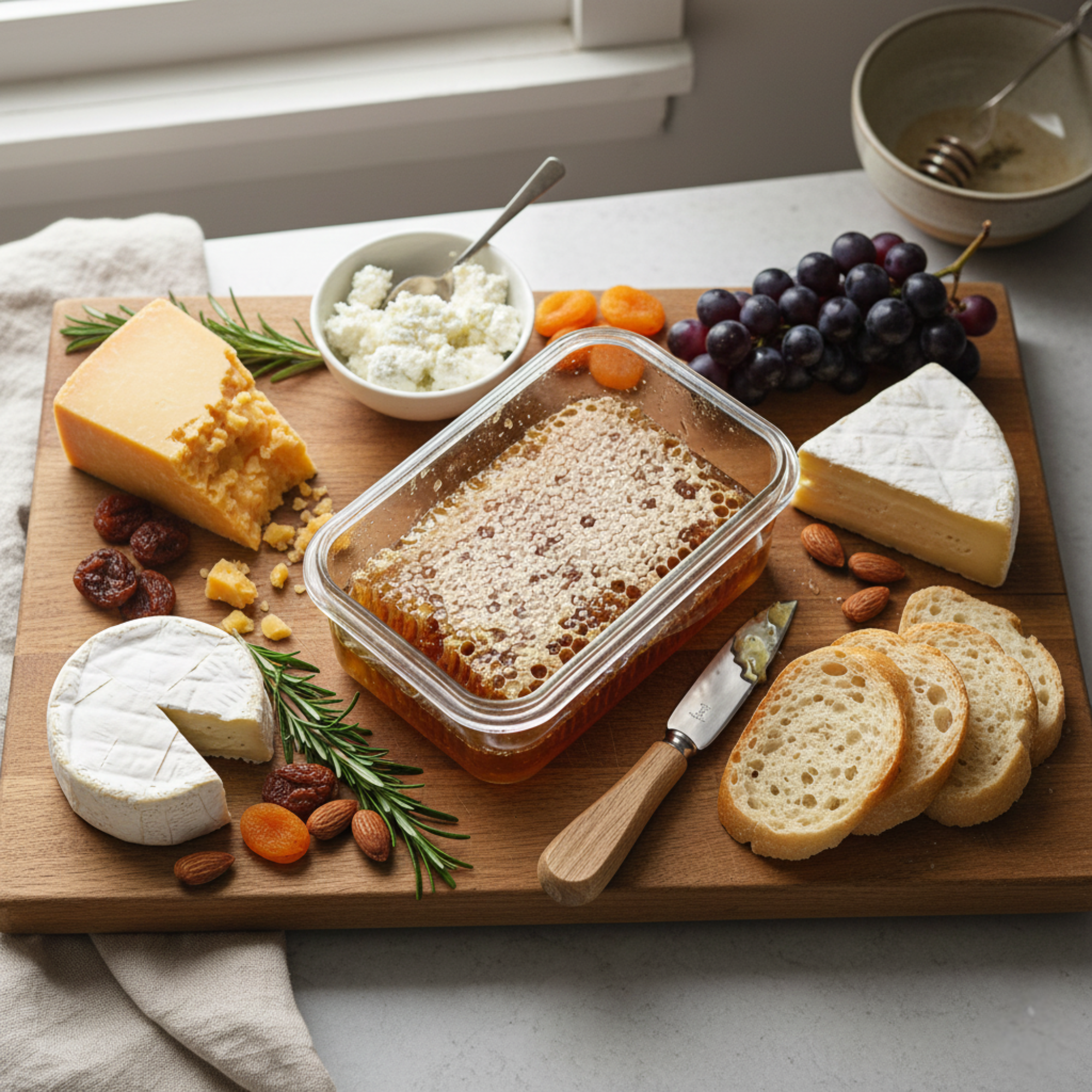 raw natural comb honey